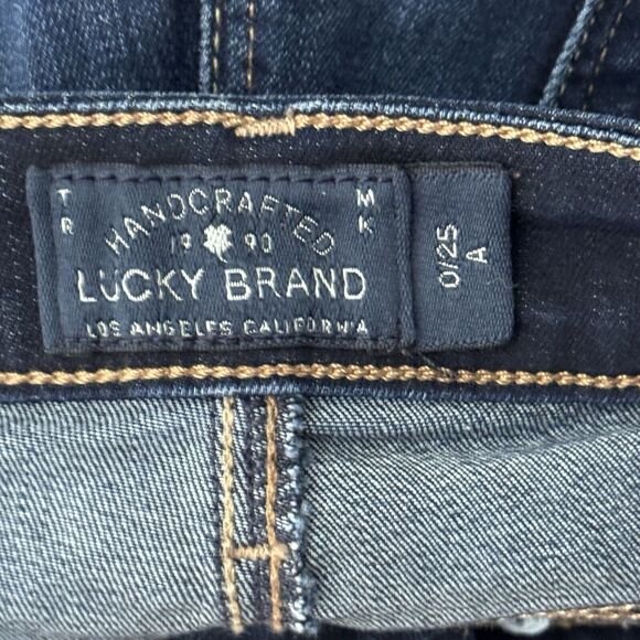 Lucky Brand Jeans Women 0 25 Lolita Skinny Orta Premium Casual Fading Whiskering - Picture 8 of 13
